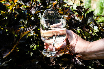 portrait of a young woman in a mask