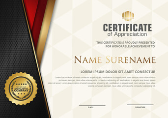 certificate template with luxury pattern,diploma,Vector illustration