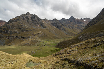 Valley in Cordillera blanca, Peru