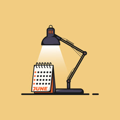 Office tools, document file vector illustration