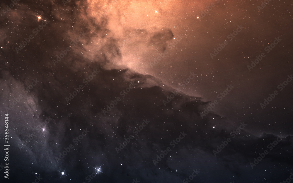 Wall mural starfield in deep space many light years far from the earth. elements of this image furnished by nas