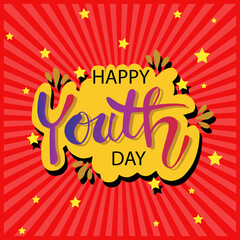 Lettering of International youth day