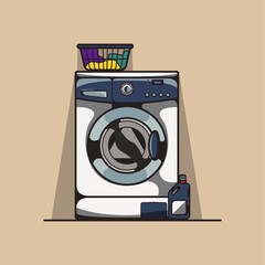Electronic goods vector illustration