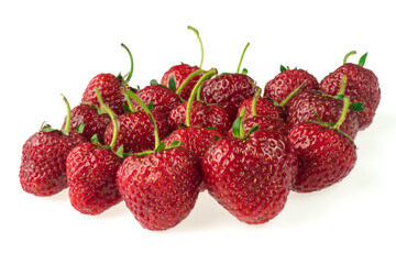 Strawberries on a white background in isolation