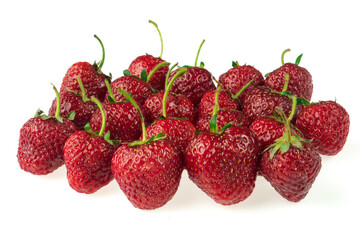 Strawberries on a white background in isolation