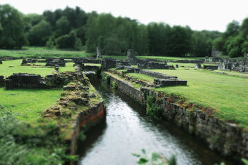 Ruins with Stream