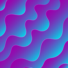 Abstract vector blue background. Composition with fluid shape, stipple waves .