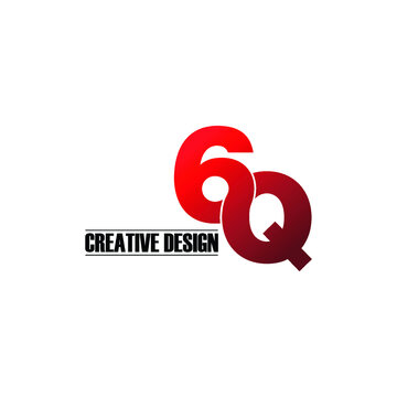 Letter 6Q logo design vector. monogram logo vector illustration.