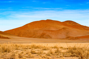 It's Namibia desert, Sossuvlei, Africa.