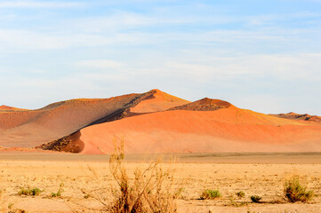Fototapeta na wymiar It's Namibia desert, Sossuvlei, Africa.