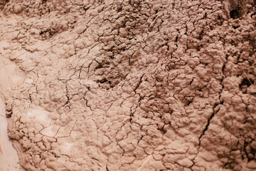 Sand after rain in the mountains