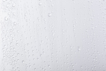 Water drops on glass. for background