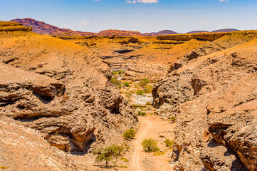 It's Beautiful landscape of the desert of Namibia