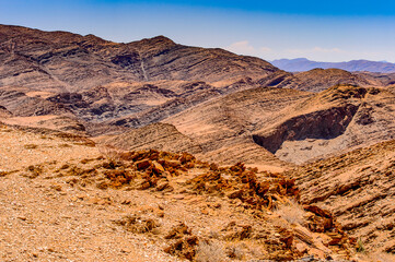 It's Beautiful landscape of the desert of Namibia