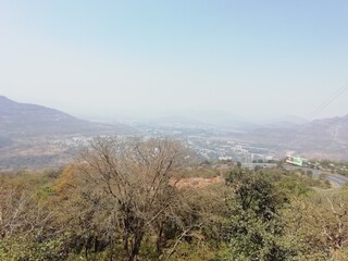 City mountain, traffic, road, mountain, 