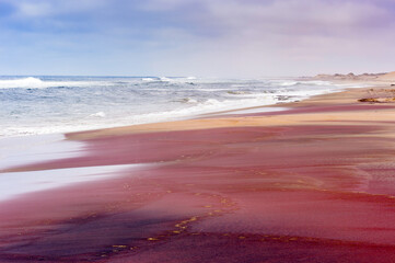 It's Atlantic Ocean coast at the Namib-Naukluft National Park, Namibia