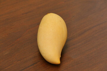 Mangifera indica L.Mango on the wood flooring