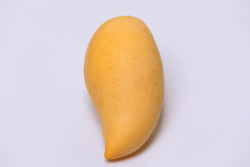 Mangifera indica L.Mango on white background