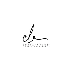 CL initials signature logo. Handwriting logo vector templates. Hand drawn Calligraphy lettering Vector illustration.