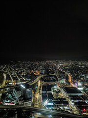 night view of the city
