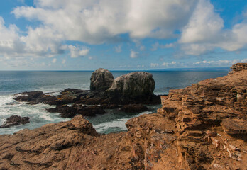 Punta  de Lobos Pichilemu Chile  rocas  mar oceano pacifico olas mar  playas  vacaciones 