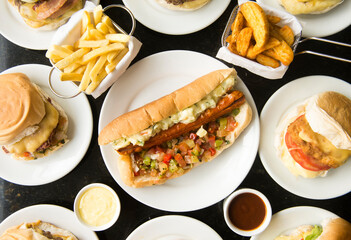 Hotdog gourmet restaurant