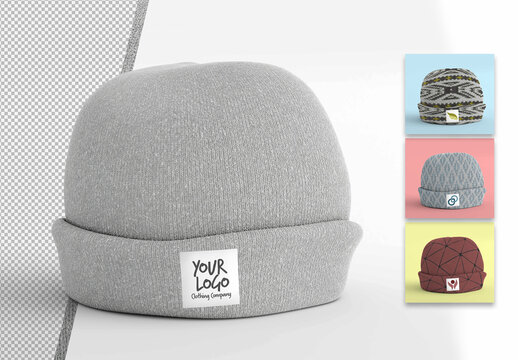 Mockup Of A Beanie