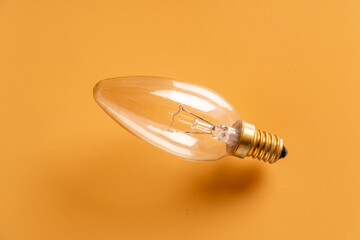 A variety of lighting bulb. Retro incandescent, halogen and mercury