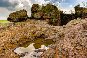 It's Nature of Lalibela, one of Ethiopia's holiest cities in Africa. Famous by the monolitic churches