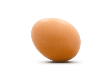 chicken egg isolated on white background.