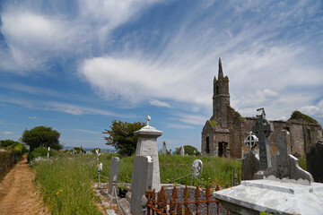 Ruins of St. Matthew's Templebreedy Church and Graveyard, Crosshaven, Cork, Ireland