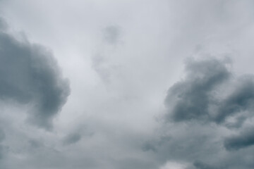 Fototapeta na wymiar Dark clouds move across the sky