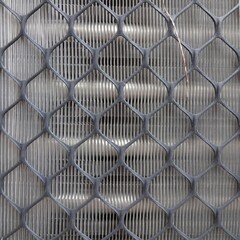 metal grid background