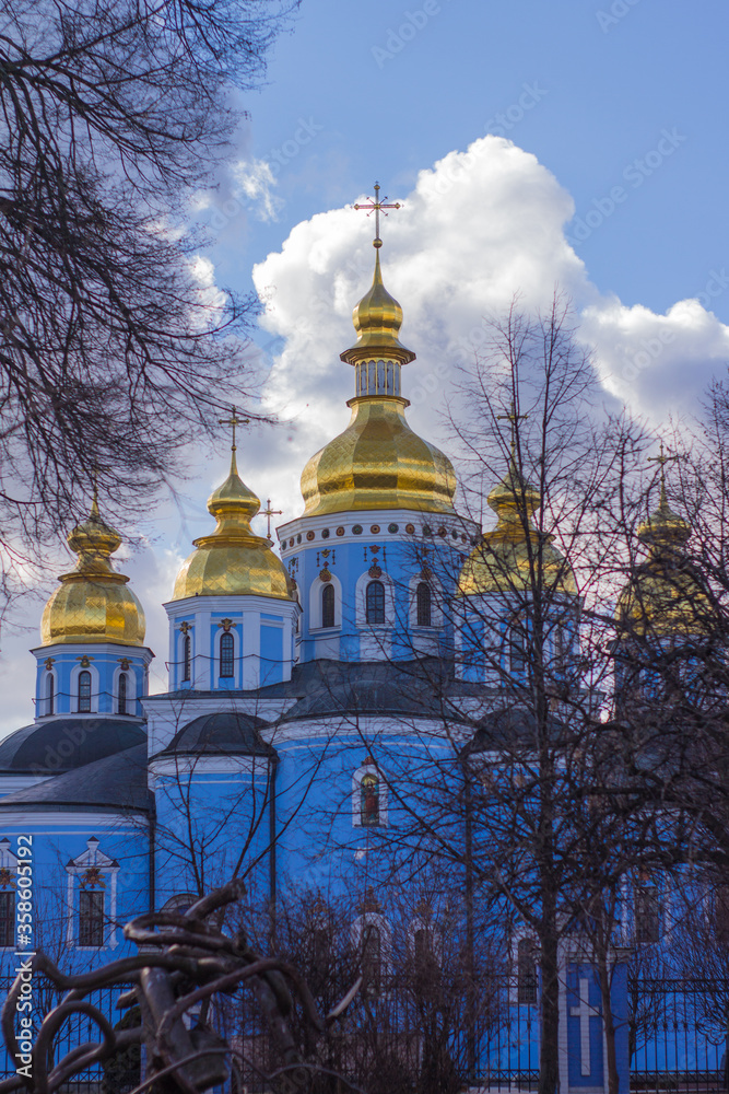 Wall mural Churches in Kiev are one of the most beautiful and ancient in Eastern Europe