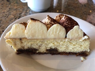 cheese cake on plate