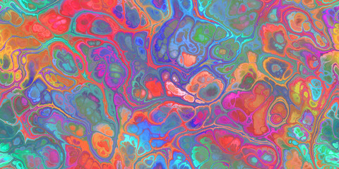 rich orange blue multi marbled seamless tile