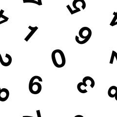 Pattern number random symbol icon illustration wallpaper background