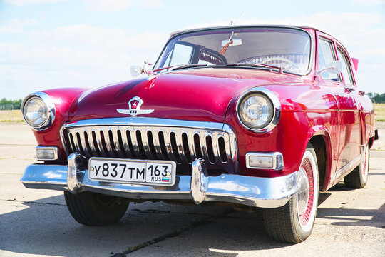 The Appearance Of A Retro Car Volga Gas-21