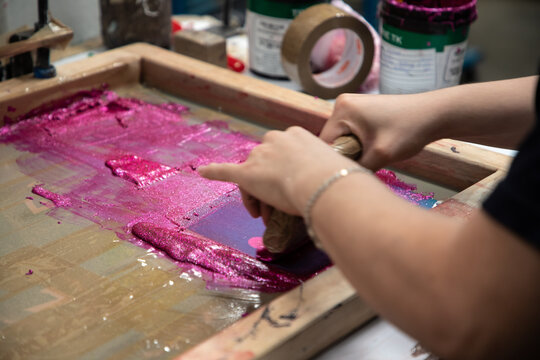 marco de serigrafia 
