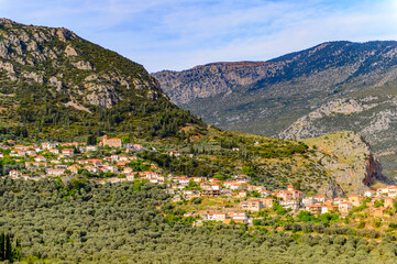 Fototapeta na wymiar It's Mountains of Greece