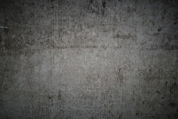 Dark gray scratched old basement wall in urban industrial design, weathered concrete slab. 54MP 