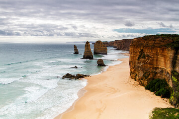 Twelve Apostles, famous landmark along the Great Ocean Road, Victoria, Australia