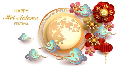 Mid autumn festival / Chinese festival / Vector illustration