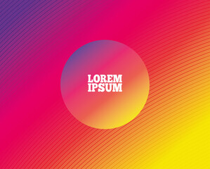 Colorful gradient background with circle and place for text, Abstract texture art and wallpaper theme Vector illustration