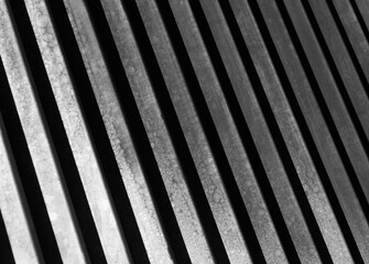 Diagonal metallic panels texture background