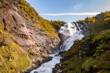 Kjosfossen, incredible waterfall of Norway