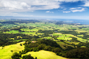 Farmland around Kiama, New South Wales, Australia