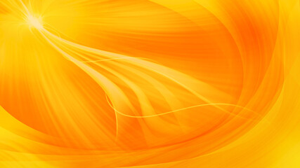 Orange abstract shapes and lines