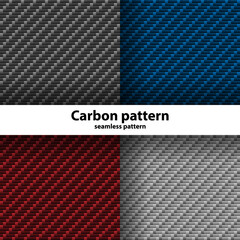 Carbon fiber seamless pattern, vector illustration