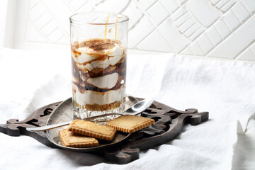 Vegan Tiramisu with Soy Yogurt and Coconut Sugar